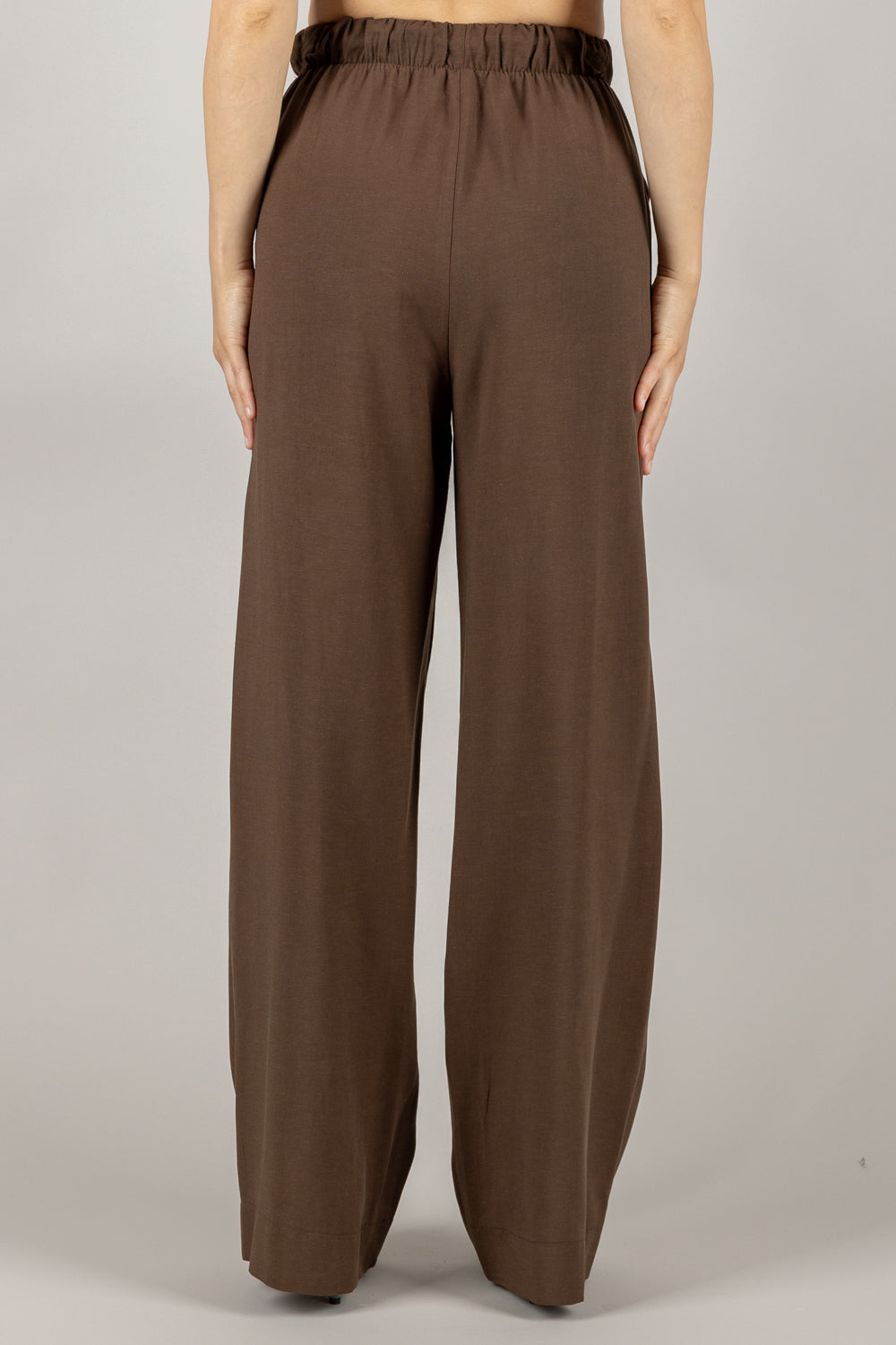 DIXIE - P845W213 - PANTALONE A PALAZZO CON COULISSE