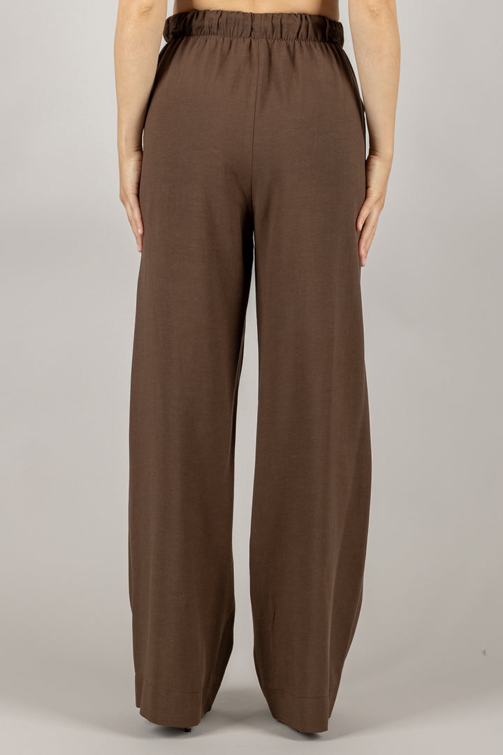 DIXIE - P845W213 - PANTALONE A PALAZZO CON COULISSE