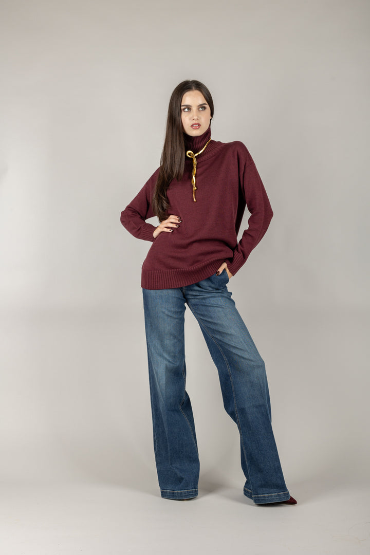 MM MaxMara - 2526366128600 - MAGLIA A COLLO ALTO MINO