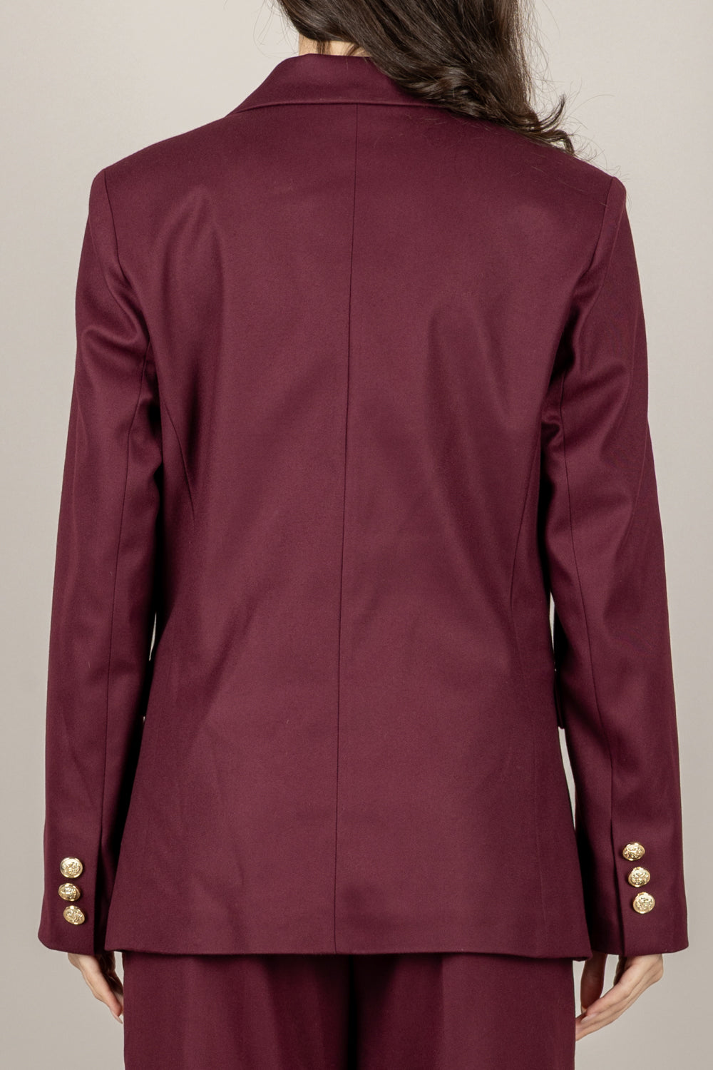 TENSIONE IN - 26B1351 - GIACCA DOPPIO PETTO BOTTONE GIOIELLO