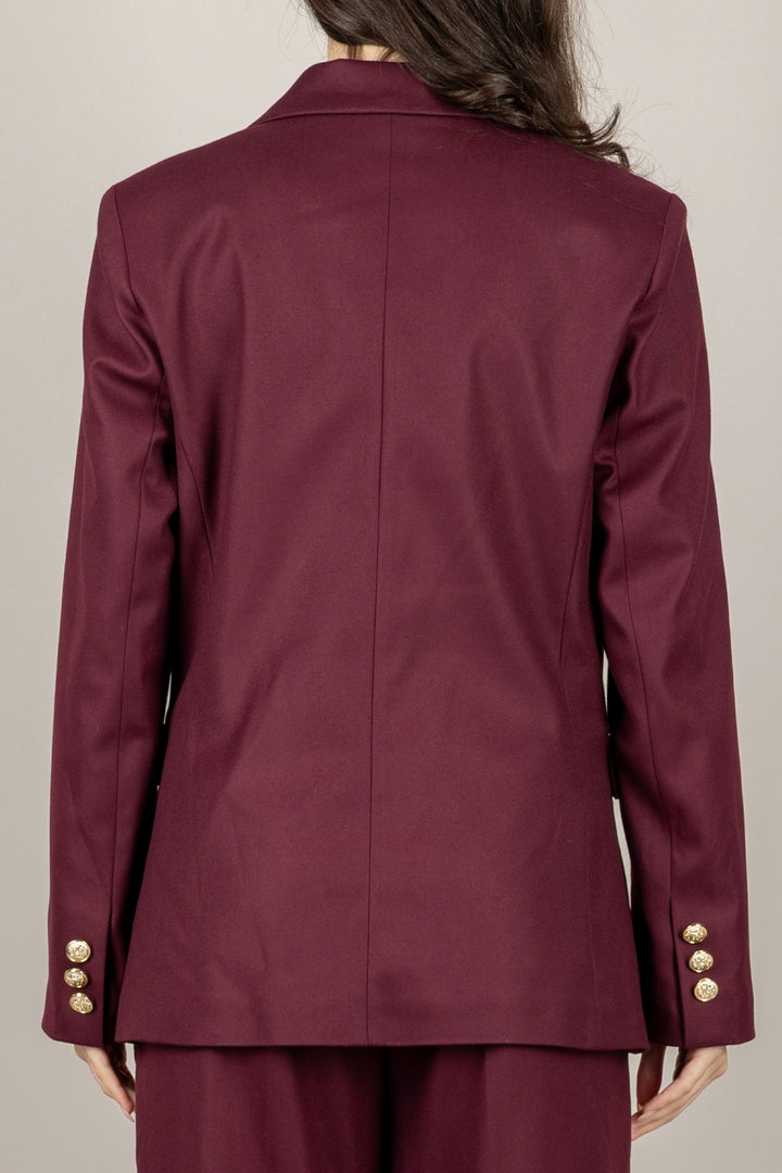 TENSIONE IN - 26B1351 - GIACCA DOPPIO PETTO BOTTONE GIOIELLO