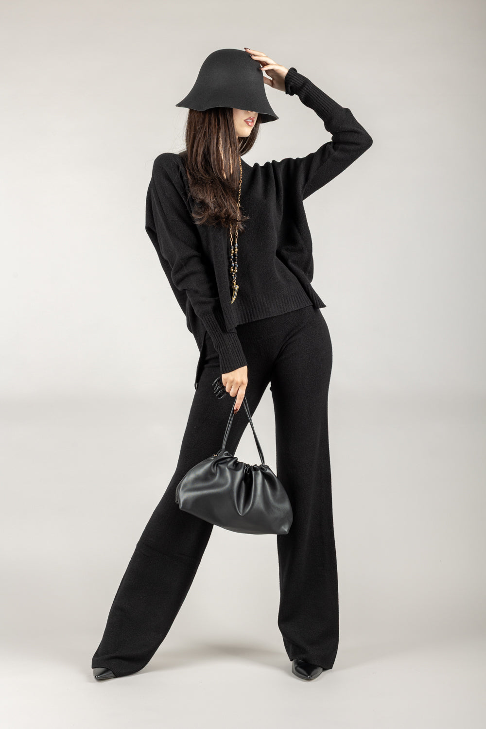 KONTATTO - 3M0843CN - PANTALONE IN MAGLIA