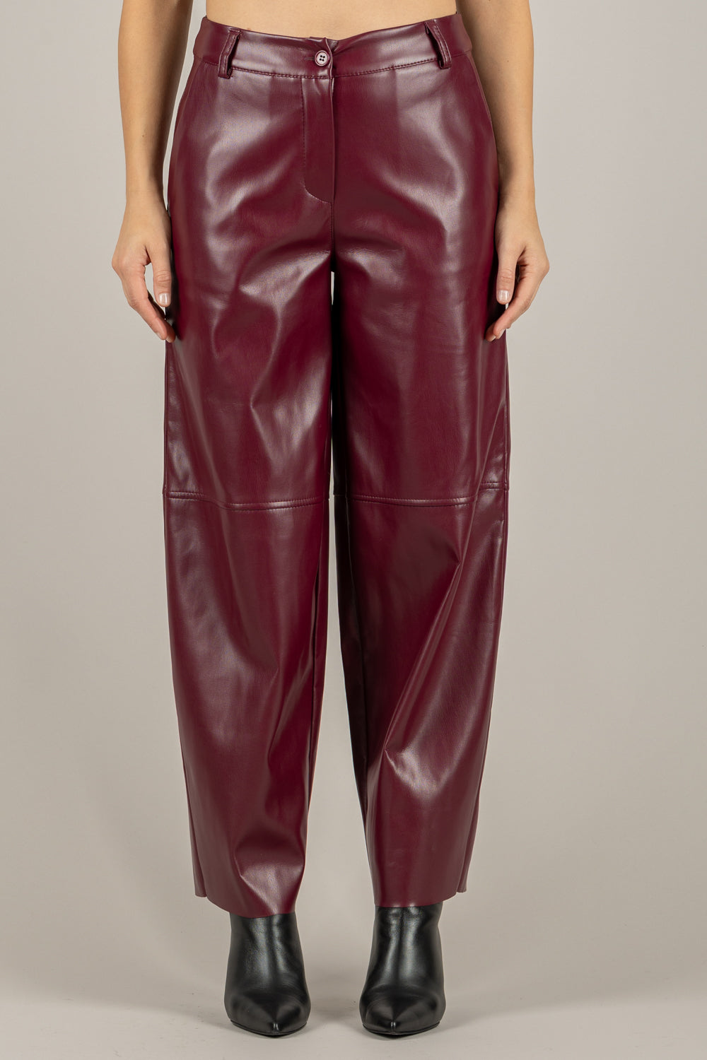 TENSIONE IN - 225216 - PANTALONE ECOPELLE GAMBRA DRITTA