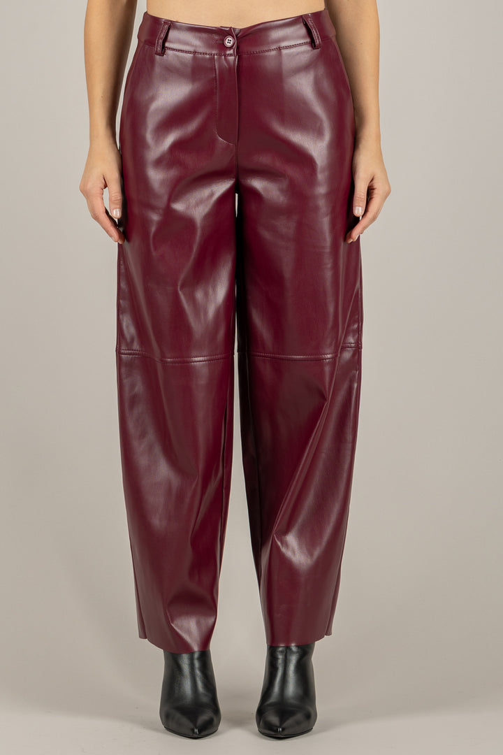 TENSIONE IN - 225216 - PANTALONE ECOPELLE GAMBRA DRITTA