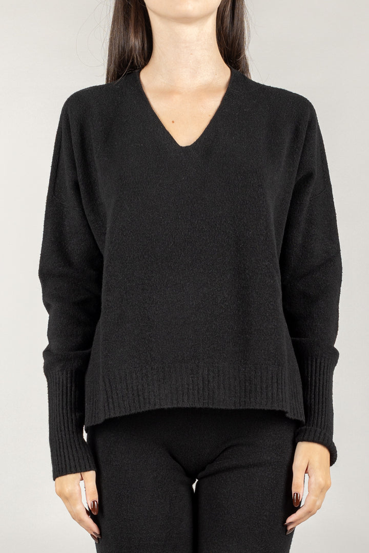 KONTATTO - 3M0842CN - MAGLIA SCOLLO A V OVER