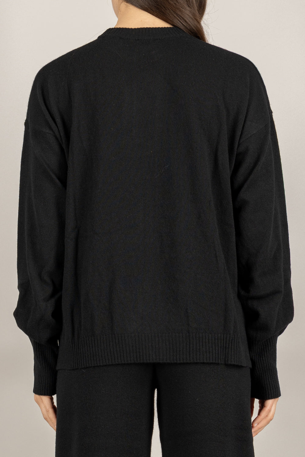 VICOLO - 22128F - MAGLIA GIROCOLLO MISTO LANA