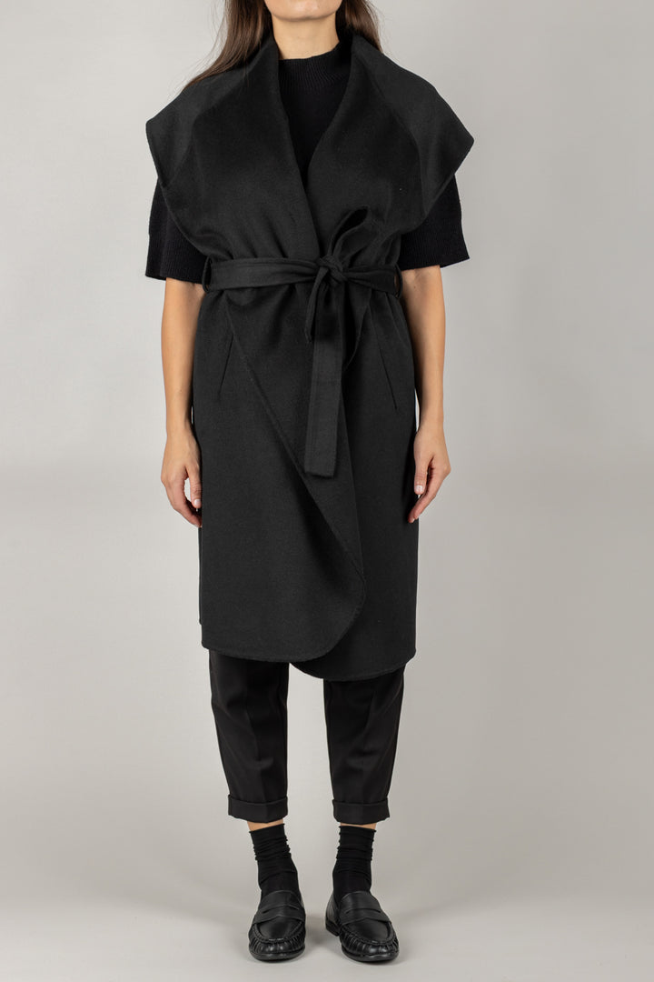 VICOLO - TF0056 - CAPPOTTO SMANICATO CON CINTA