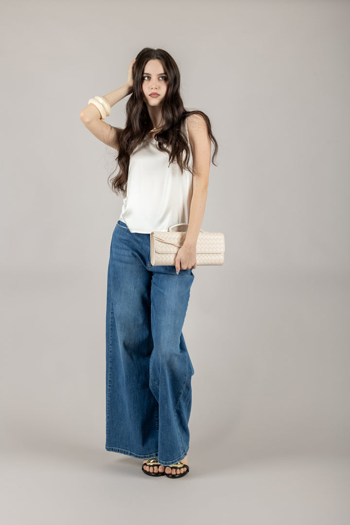 VICOLO - TD0006 - CANOTTA IN SATIN