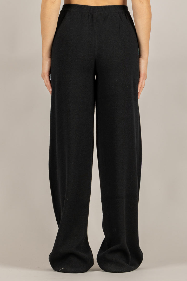 VICOLO - 22107F - PANTALONE IN MAGLIA MISTO LANA