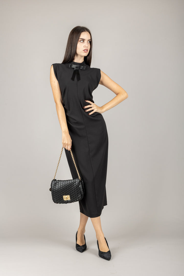 DIXIE - A648Y048 - ABITO SMANICATO CON FIOCCO