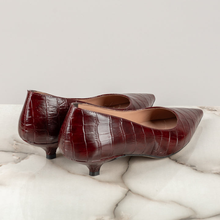 DIVINE FOLLIE - P3031C/52 COCCO - DECOLLETE MARTELLATO