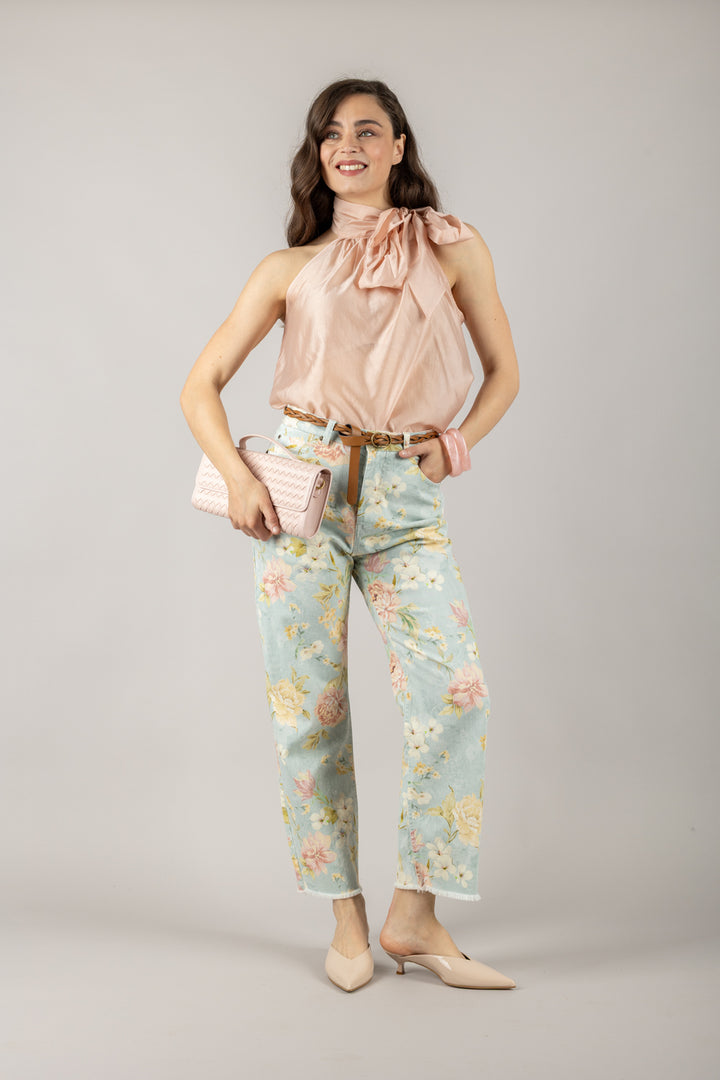 TENSIONE IN - 25C7552 - BLUSA CON FIOCCO