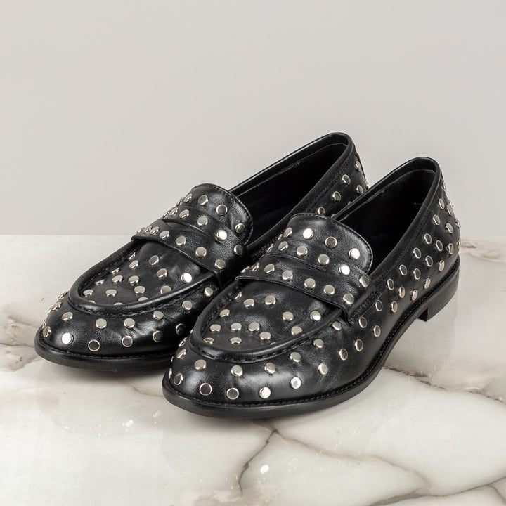 DIVINE FOLLIE - CINZIA2660/B4 - MOCASSINO CON BORCHIE