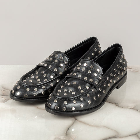 DIVINE FOLLIE - CINZIA2660/B4 - MOCASSINO CON BORCHIE