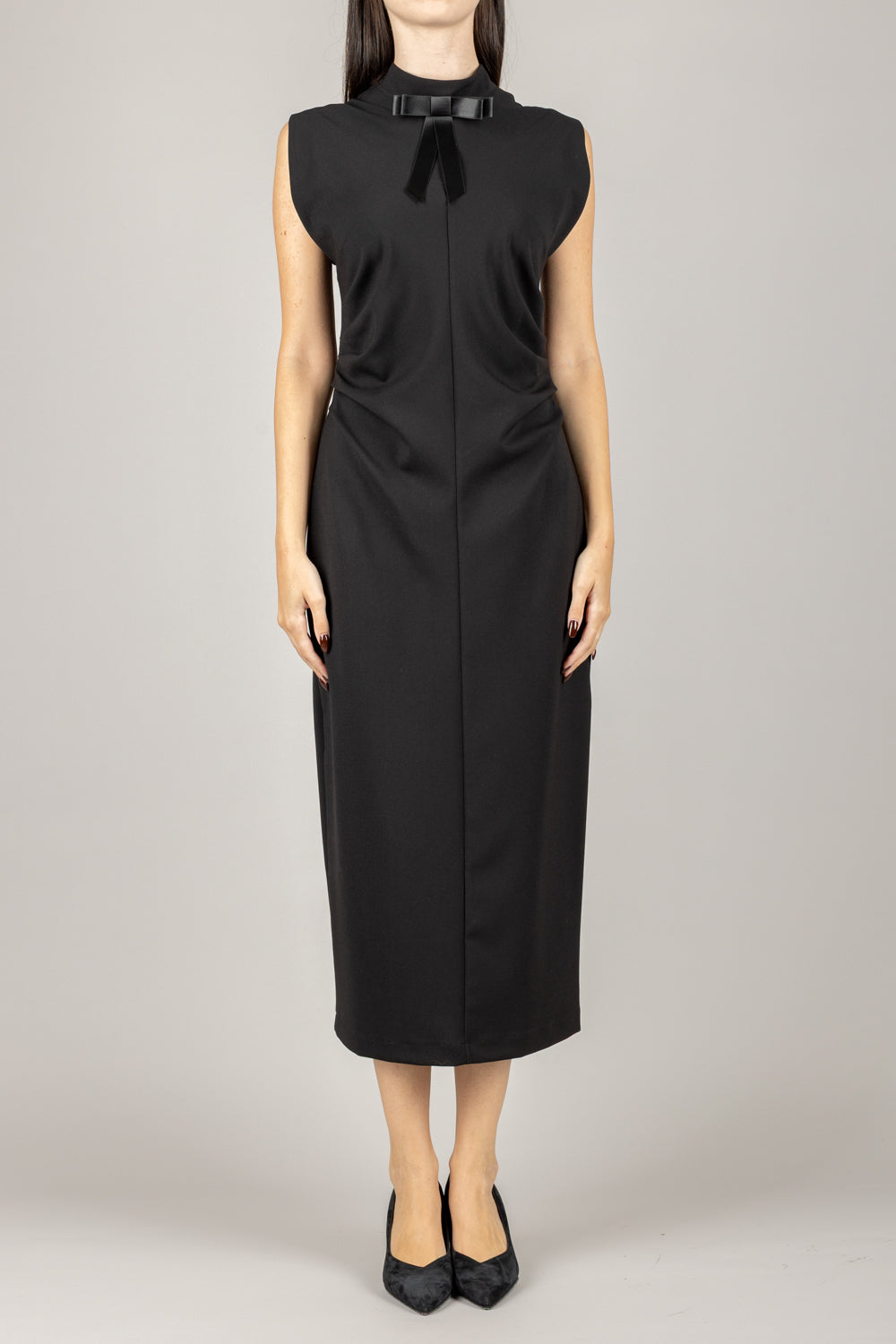 DIXIE - A648Y048 - ABITO SMANICATO CON FIOCCO