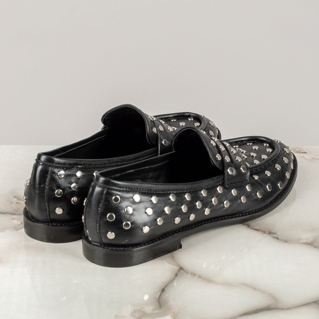 DIVINE FOLLIE - CINZIA2660/B4 - MOCASSINO CON BORCHIE