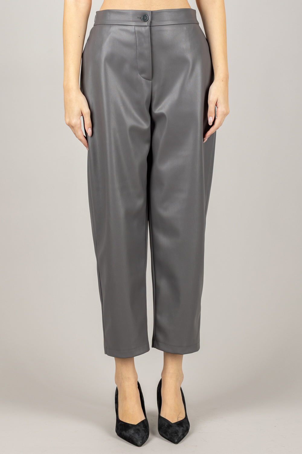 VICOLO - TF1679 - PANTALONE ECOPELLE CARROT