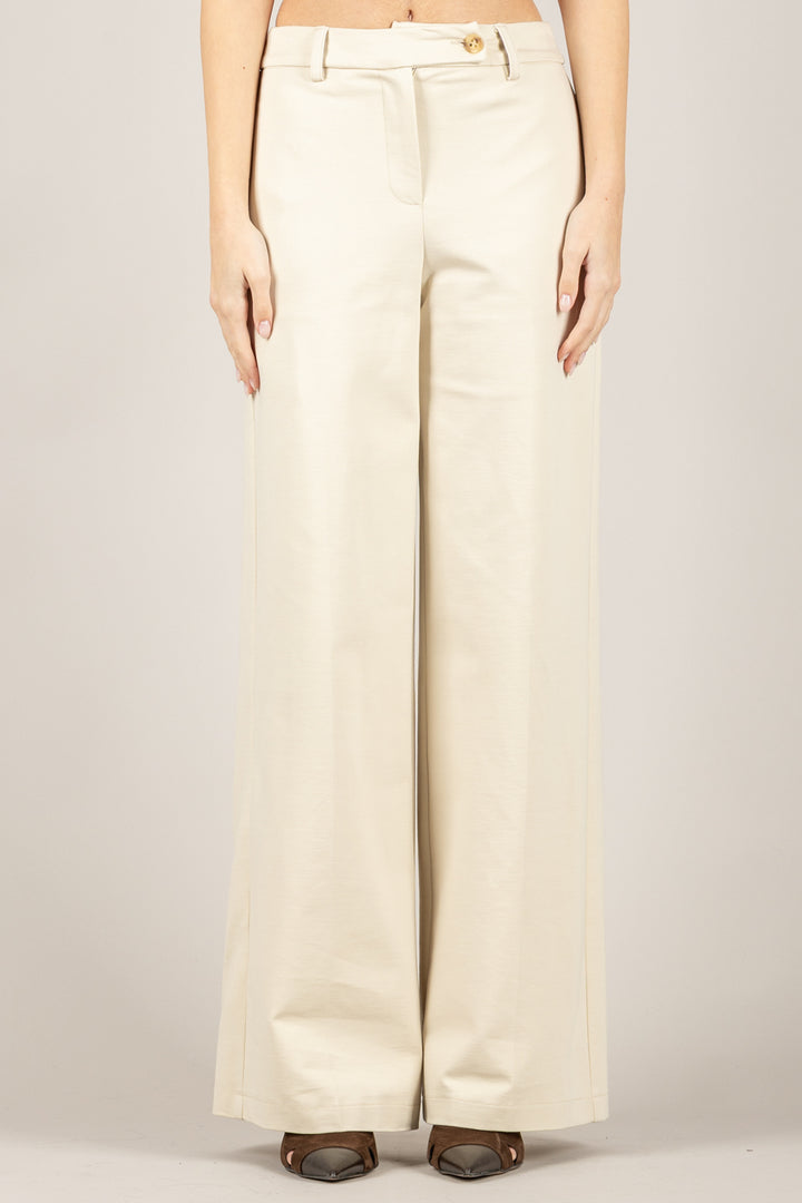 TENSIONE IN - 26P1305 - PANTALONE PALAZZO PUNTO MILANO