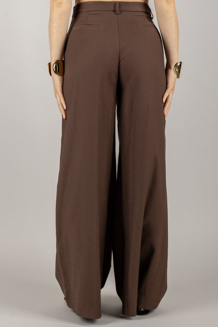 VICOLO - TD2045 - PANTALONE AMPIO A PALAZZO