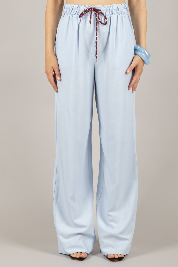 DIXIE - P845W213 - PANTALONE A PALAZZO CON COULISSE