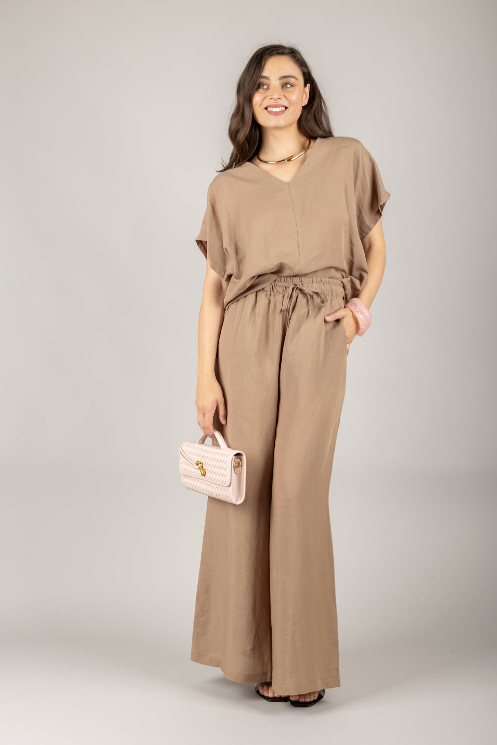 TENSIONE IN - 25P7658 - PANTALONE CON COULISSE