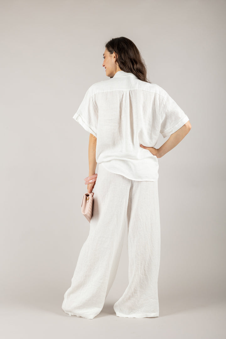 TENSIONE IN - S25CE26 - CAMICIA MANICA CORTA CON SPILLA