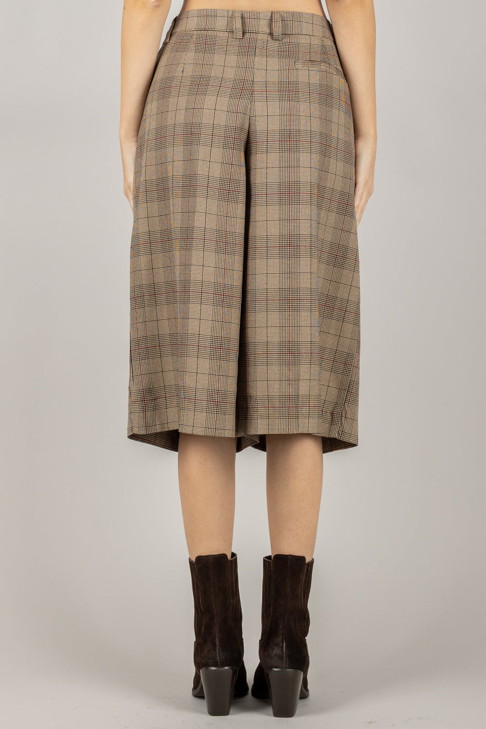 TENSIONE IN - W25P733 - BERMUDA CHECK CON PINCES