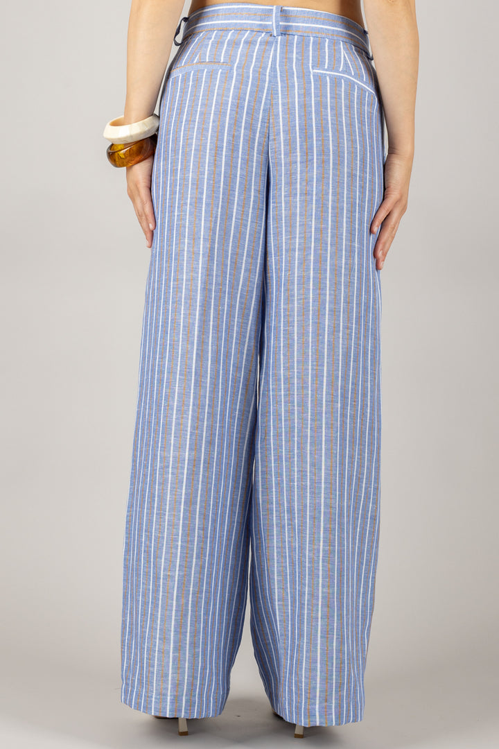 TENSIONE IN - S25PB47 - PANTALONE GESSATO
