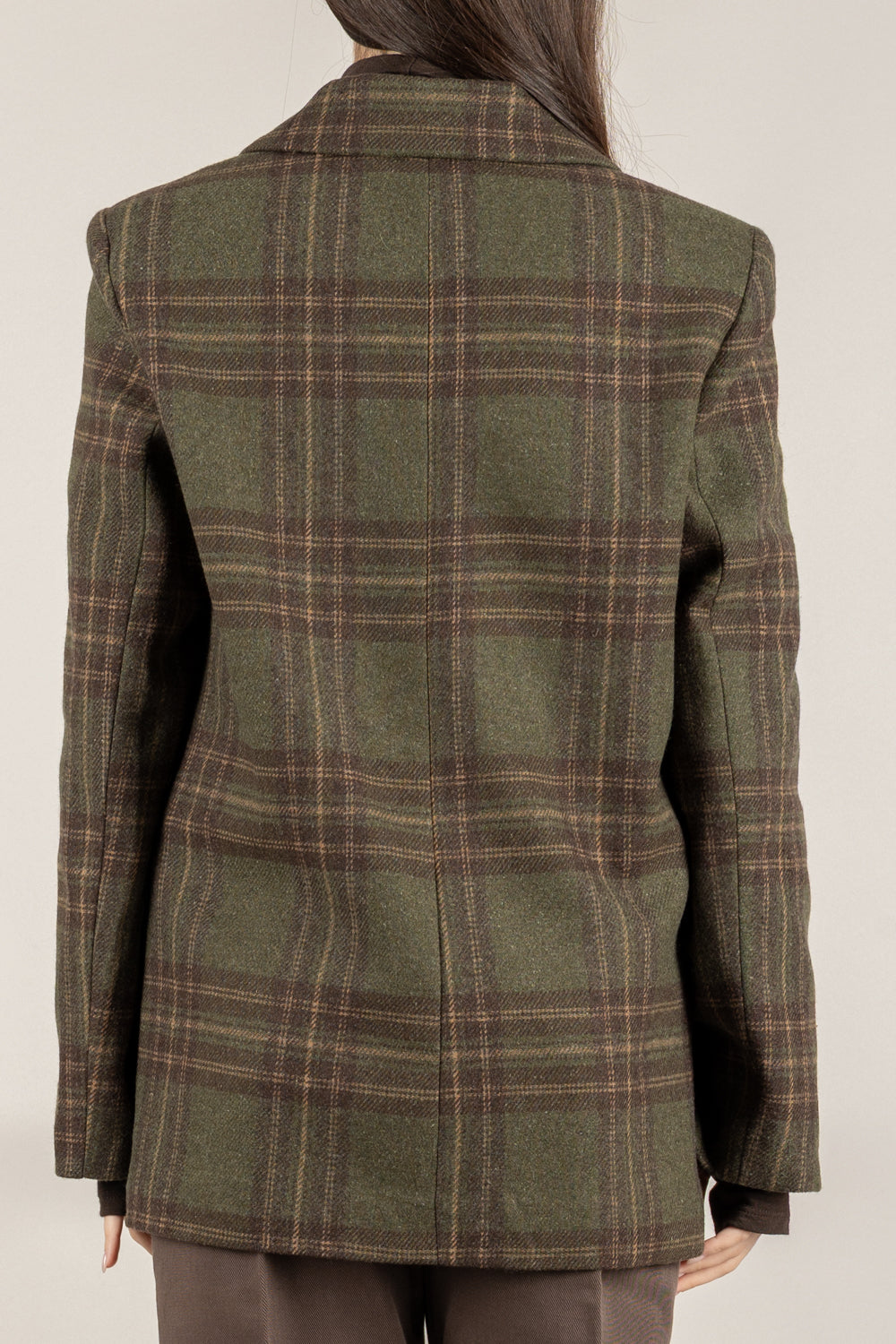 VICOLO - TF2085 - GIACCA CHECK CON SPILLE