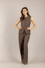 VICOLO - TAB1622 - PANTALONE MORO