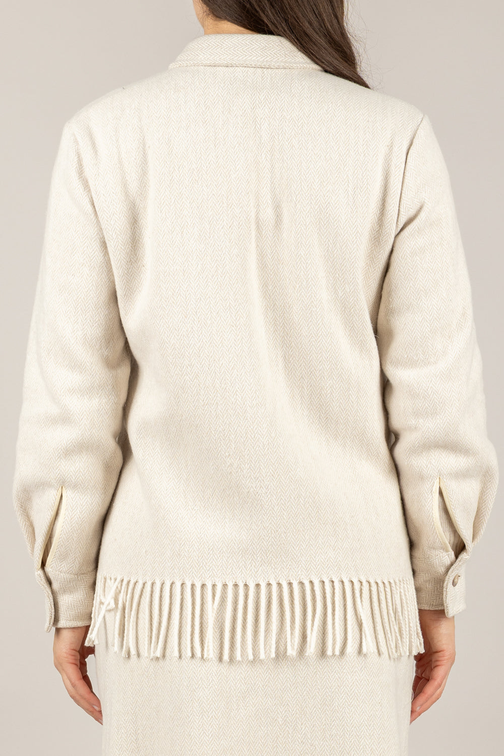 TENSIONE IN - 38150 - CAMICIA CON TASCHINI E FRANGE