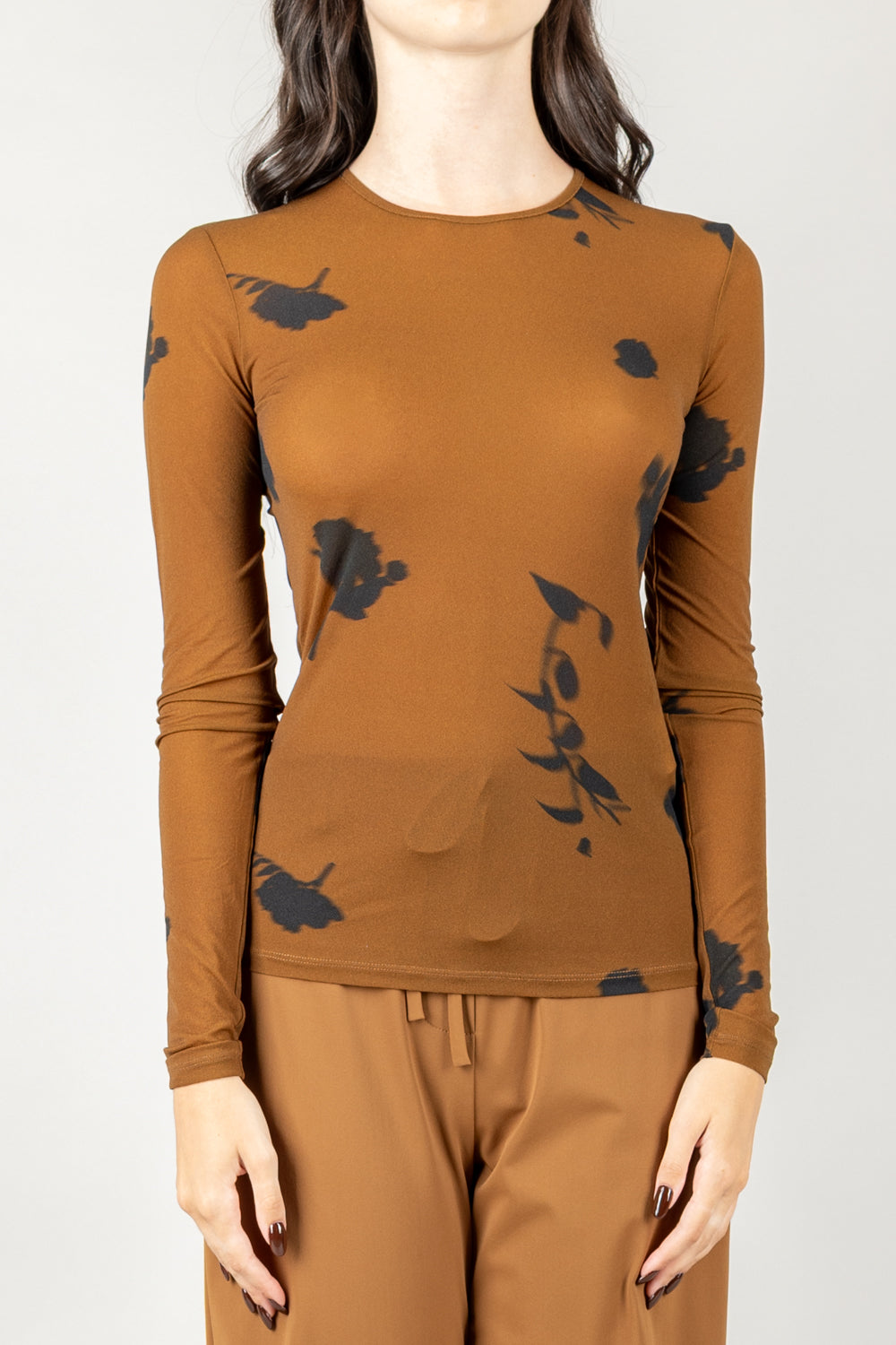 MM MaxMara - 2526946037600 - BLUSA STAMPATA EFFETTO