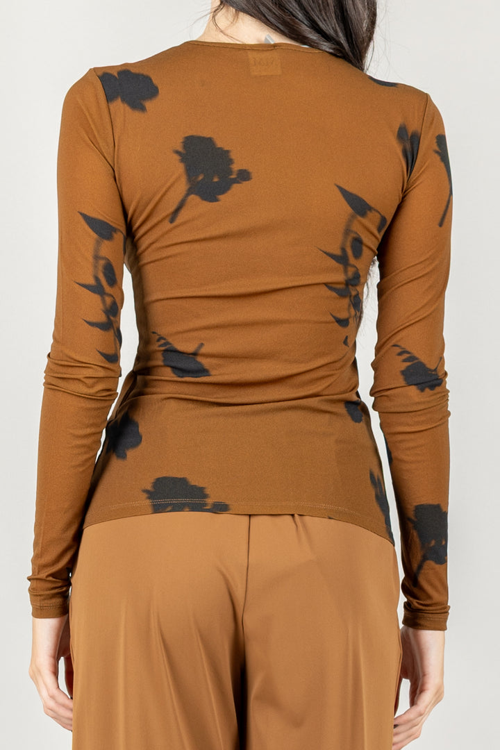 MM MaxMara - 2526946037600 - BLUSA STAMPATA EFFETTO