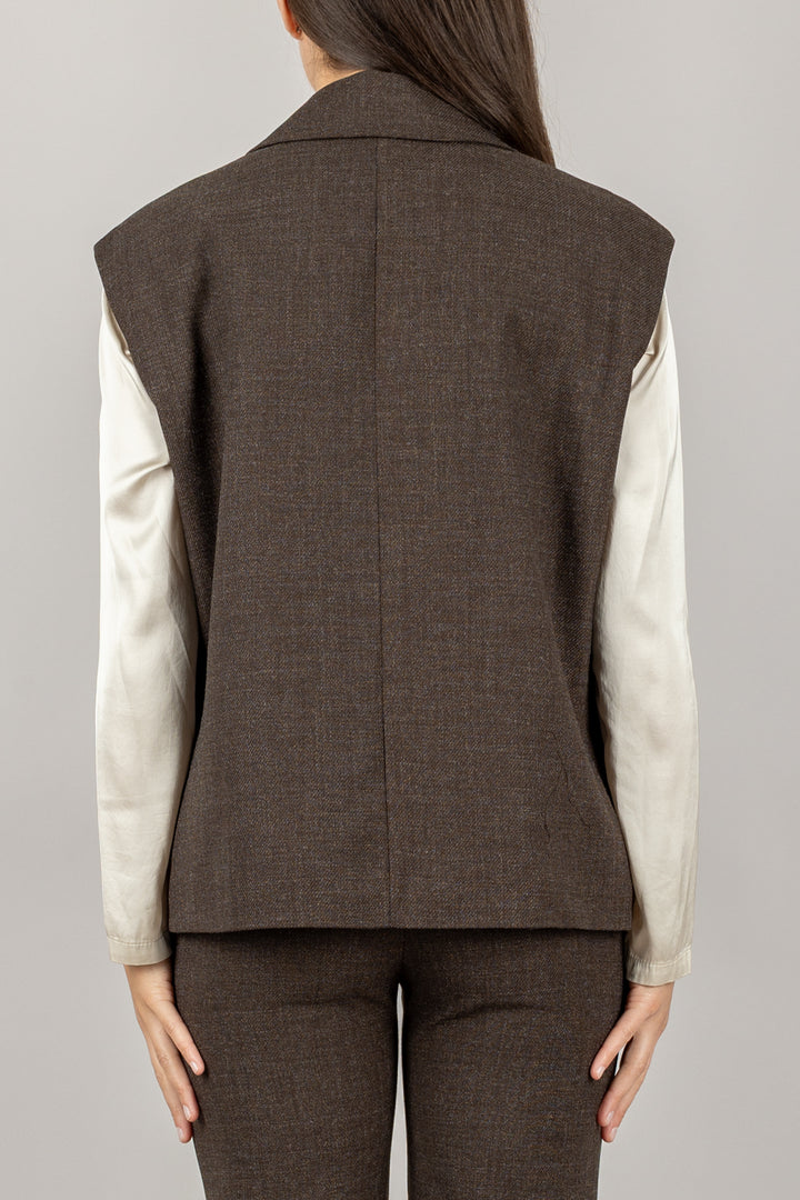 TENSIONE IN - 26D1022 - GILET DOPPIO PETTO
