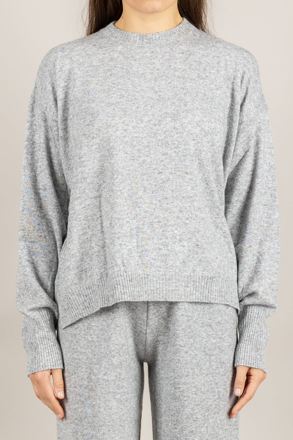 VICOLO - 22128F - MAGLIA GIROCOLLO MISTO LANA