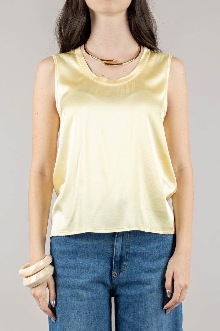 VICOLO - TD0006 - CANOTTA IN SATIN