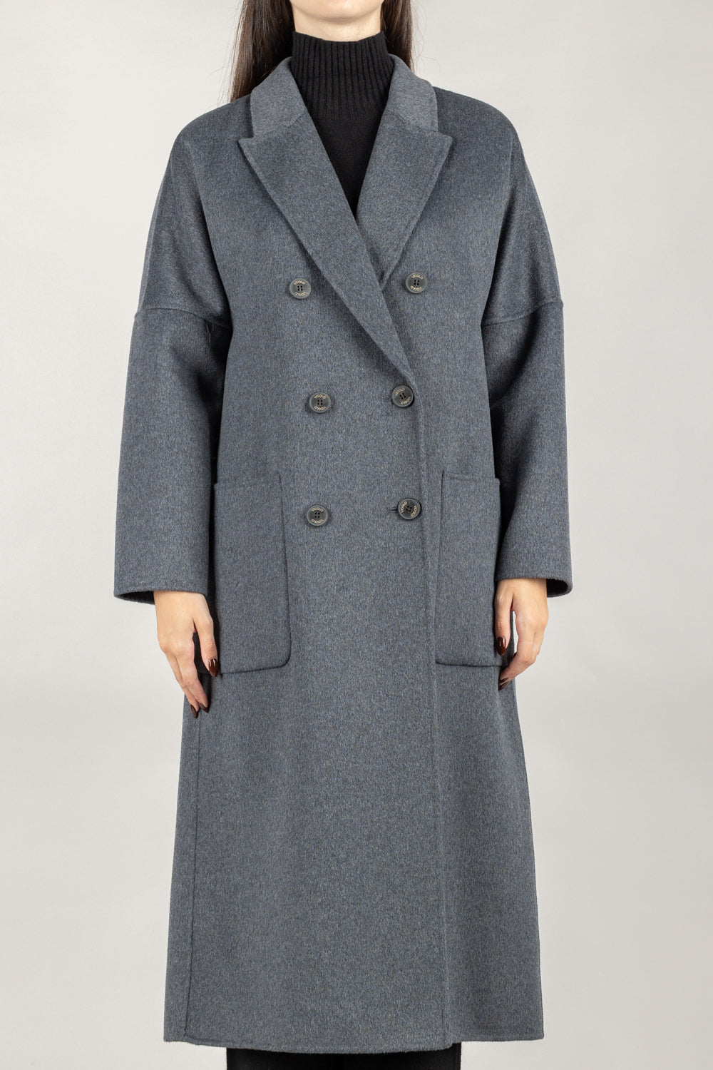 VICOLO - TF0001 - CAPPOTTO DOPPIO PETTO SEI BOTTONI