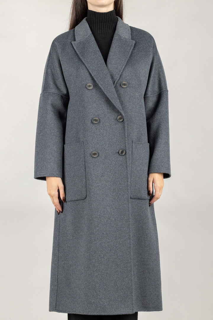 VICOLO - TF0001 - CAPPOTTO DOPPIO PETTO SEI BOTTONI