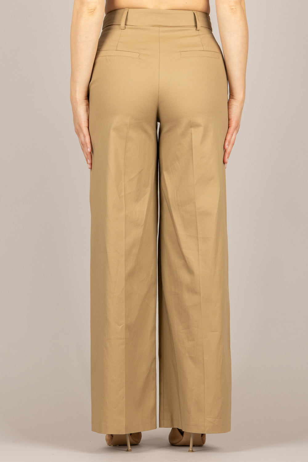 TENSIONE IN - 26P4538 - PANTALONE DRITTO NOCCIOLA