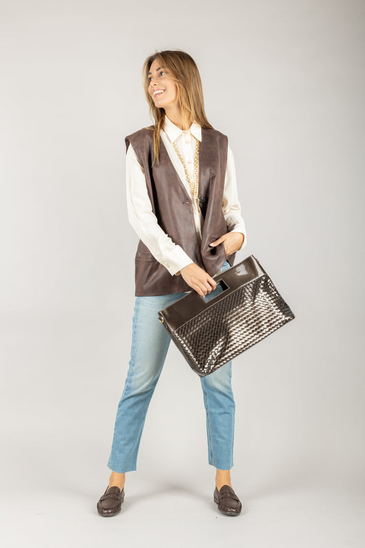 TENSIONE IN - 26D805 - GILET UN BOTTONE