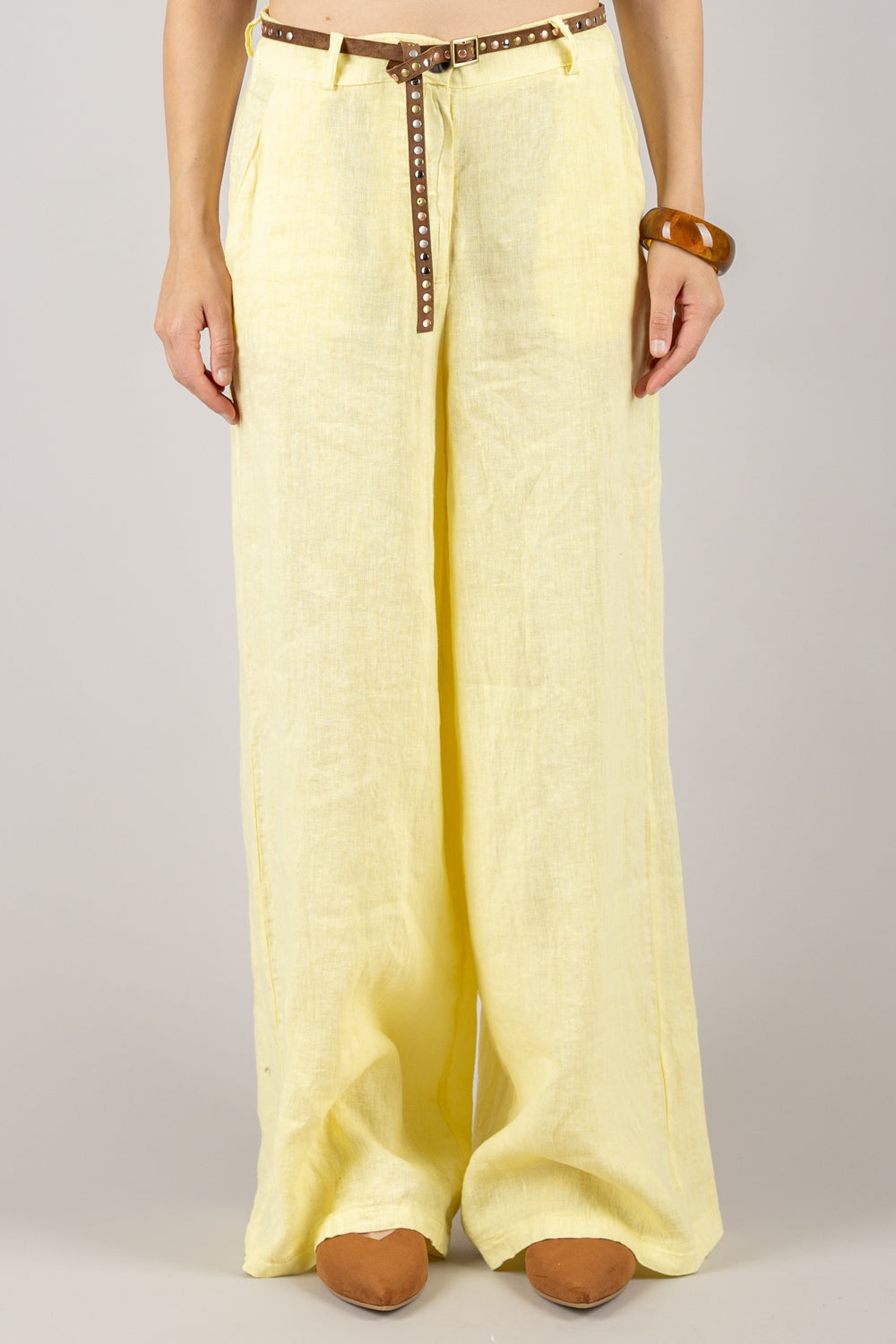 TENSIONE IN - S25PE21 - PANTALONE CON CINTA