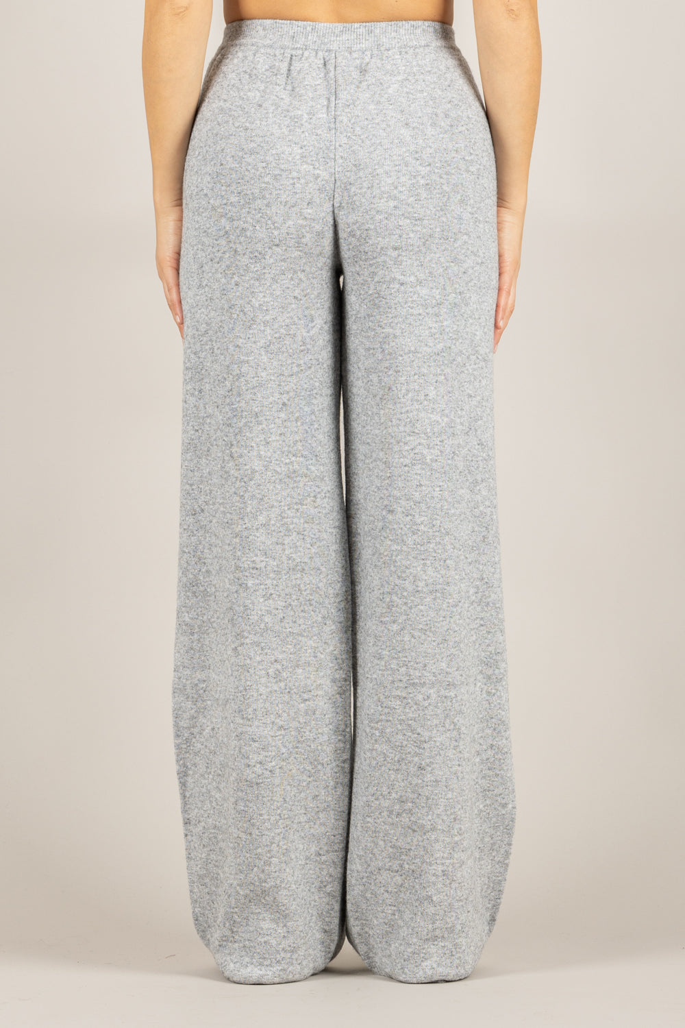 VICOLO - 22107F - PANTALONE IN MAGLIA MISTO LANA