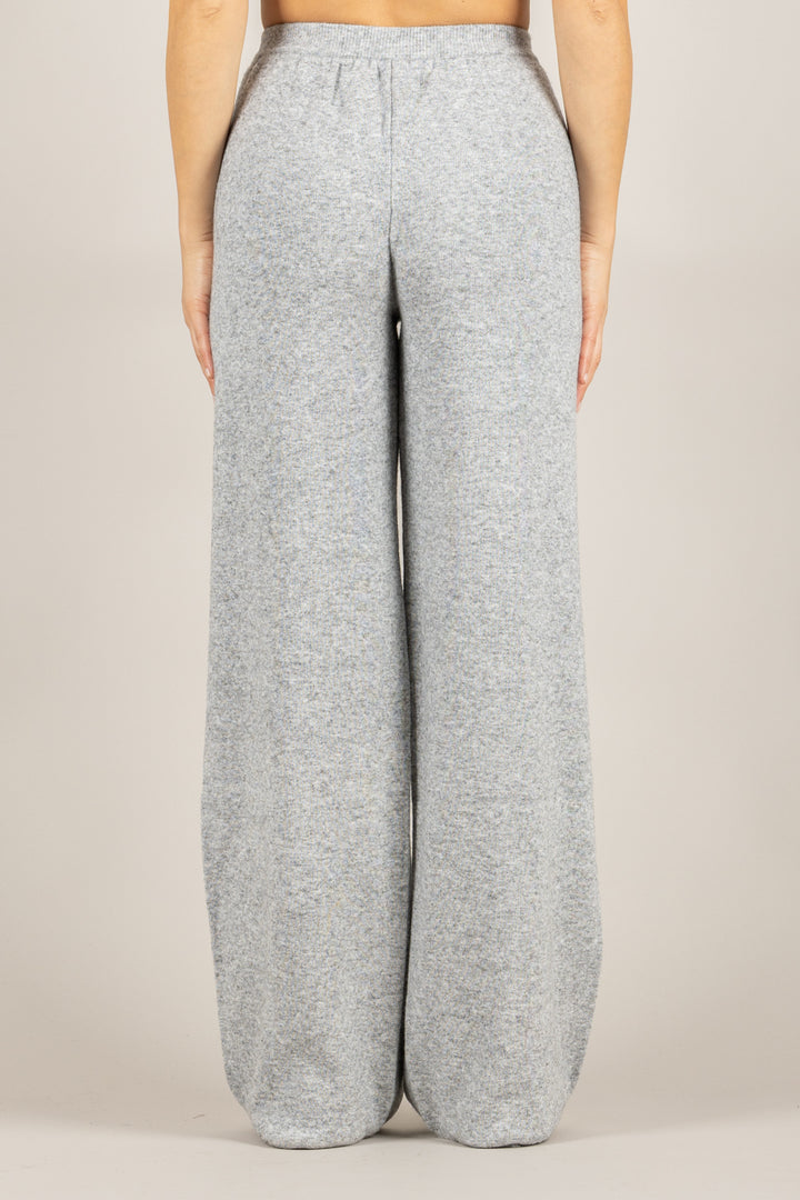 VICOLO - 22107F - PANTALONE IN MAGLIA MISTO LANA