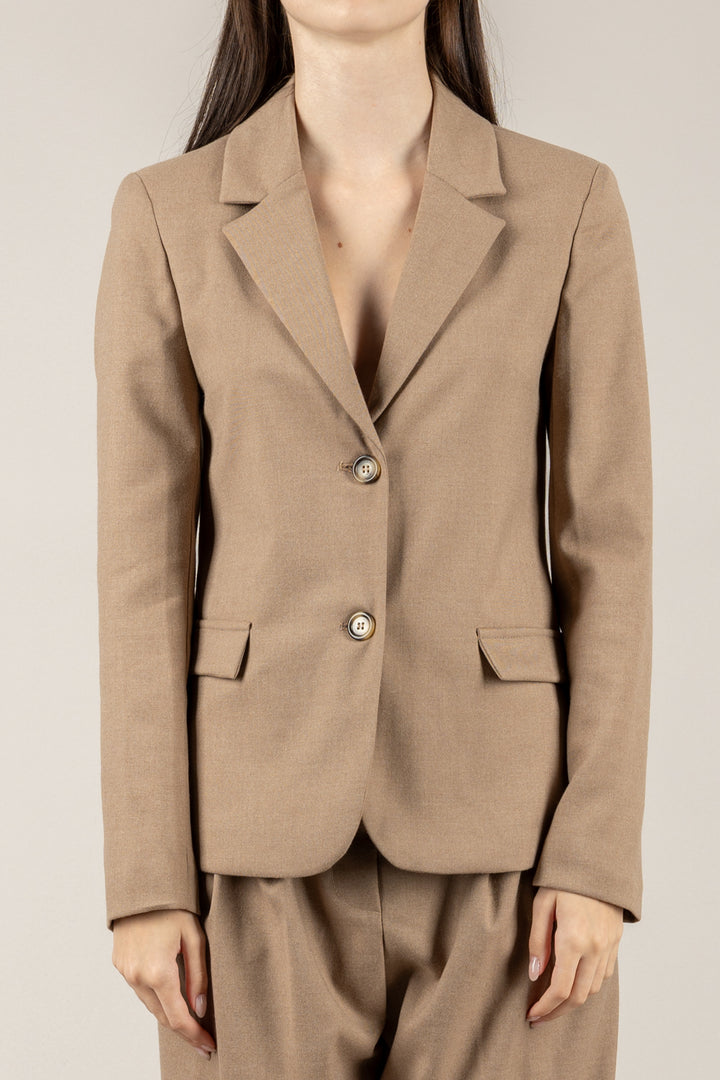 VICOLO - TF1908 - GIACCA DUE BOTTONI IN FLANELLA