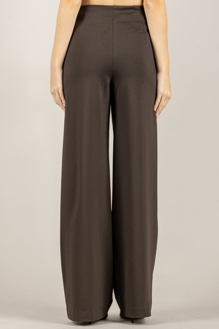 TENSIONE IN - 26P1522 - PANTALONE PUNTO MILANO CON TASCHE