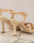 DIVINE FOLLIE - 1086 - SANDALO FANTASIA CON CINTURINO NAPL NATUR BEIGE