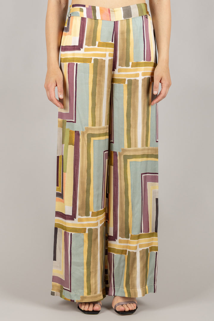 DIXIE - PDH8WTG - PANTALONE FANTASIA A PALAZZO