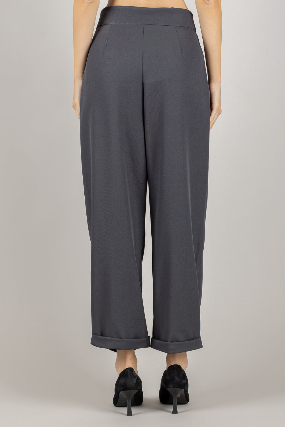 VICOLO - TF0688 - PANTALONE CARROT CON PINCES