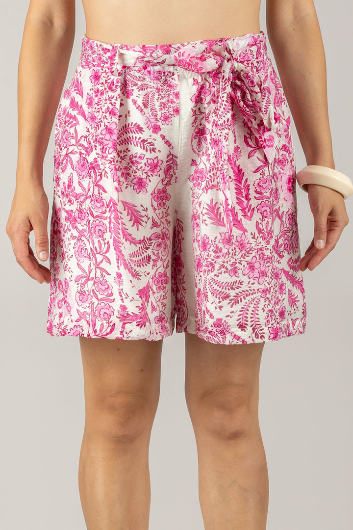 TENSIONE IN - S25PH81 - SHORTS STAMPA FLOREALE