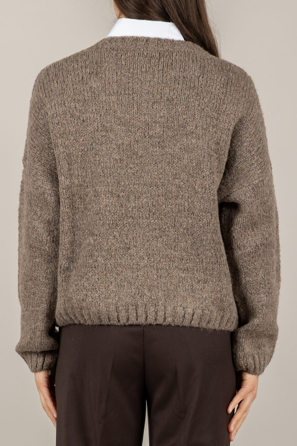 TENSIONE IN - D80379 - MAGLIA SCOLLO A BARCA